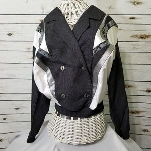 Vintage Jordana "Double-Breasted" Pullover Sz S